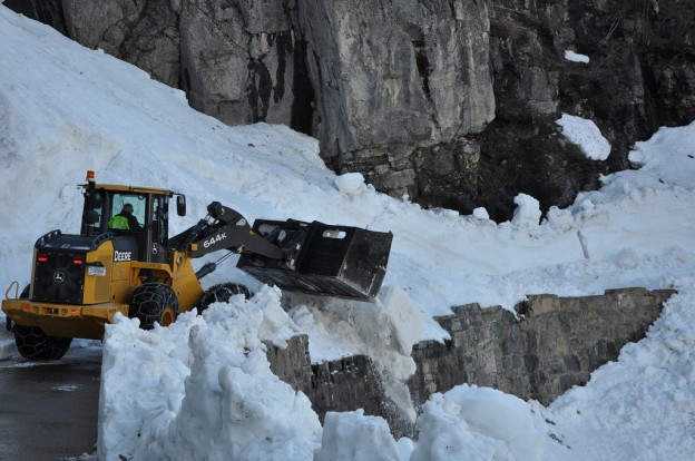 Plowing Glacier National Park’s Going-to-the-Sun Road