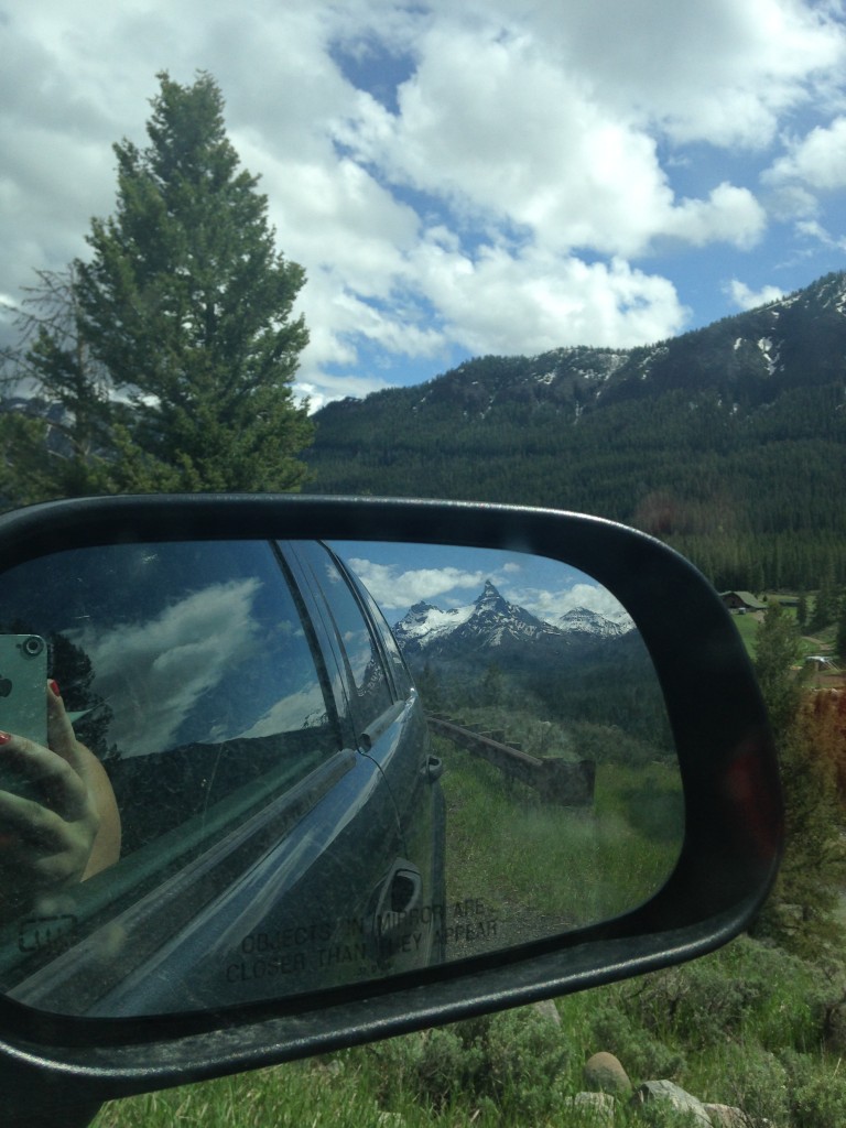 A little "take your breath" away view at one of the peaks on the Bear Tooth Highway.