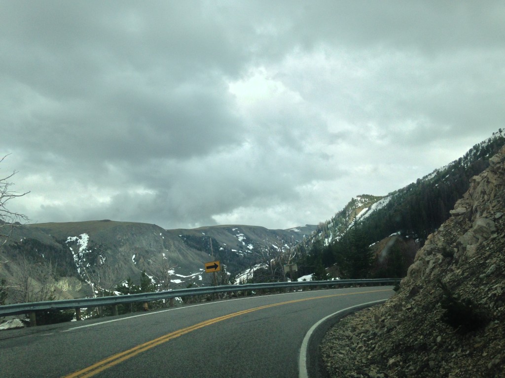 A view from the Montana side of the road.