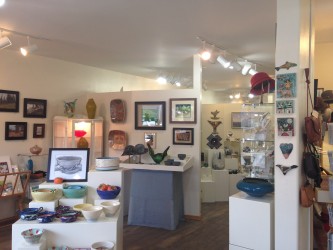 One of the locally owned shops featured artwork and jewelry from Montana artists. 