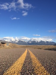 The Mission Mountains on a perfectly clear January day.