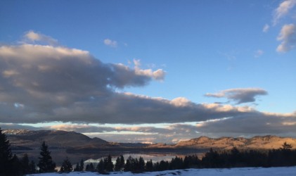 A quiet reverence on the waters of Flathead Lake.