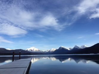 Lake McDonald on a perfectly morning. 