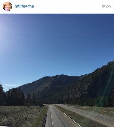 The view overlooking I-90 near Alberton. 