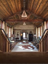 The upstairs of the main lodge. 