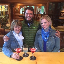 The bartender whipped up huckleberry cocktails. Rumor has it they were TASTY. 