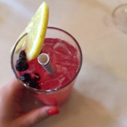 My favorite: the huckleberry lemonade.