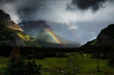 A rainbow near Logan Pass. Photo: NPS / Tim Rains