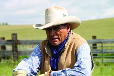 Mouse Hall, a Blackfeet Indian cowboy. 