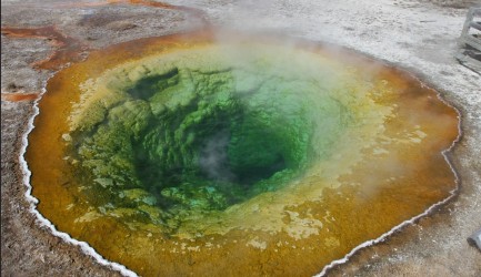 Morning Glory Pool in Yellowstone National Park. Photo: 