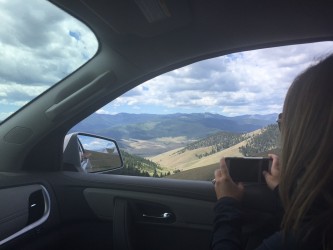 Animal watching on the Bison Range.