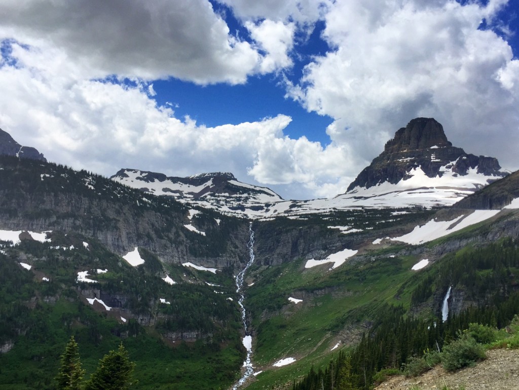 Looking toward Logan Pass. 