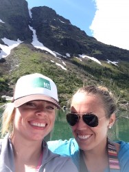 Kristin and I in Glacier National Park. 