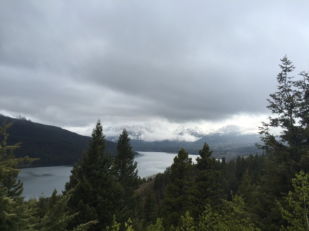 A stormy look into Glacier National Park's Two Medicine Valley.