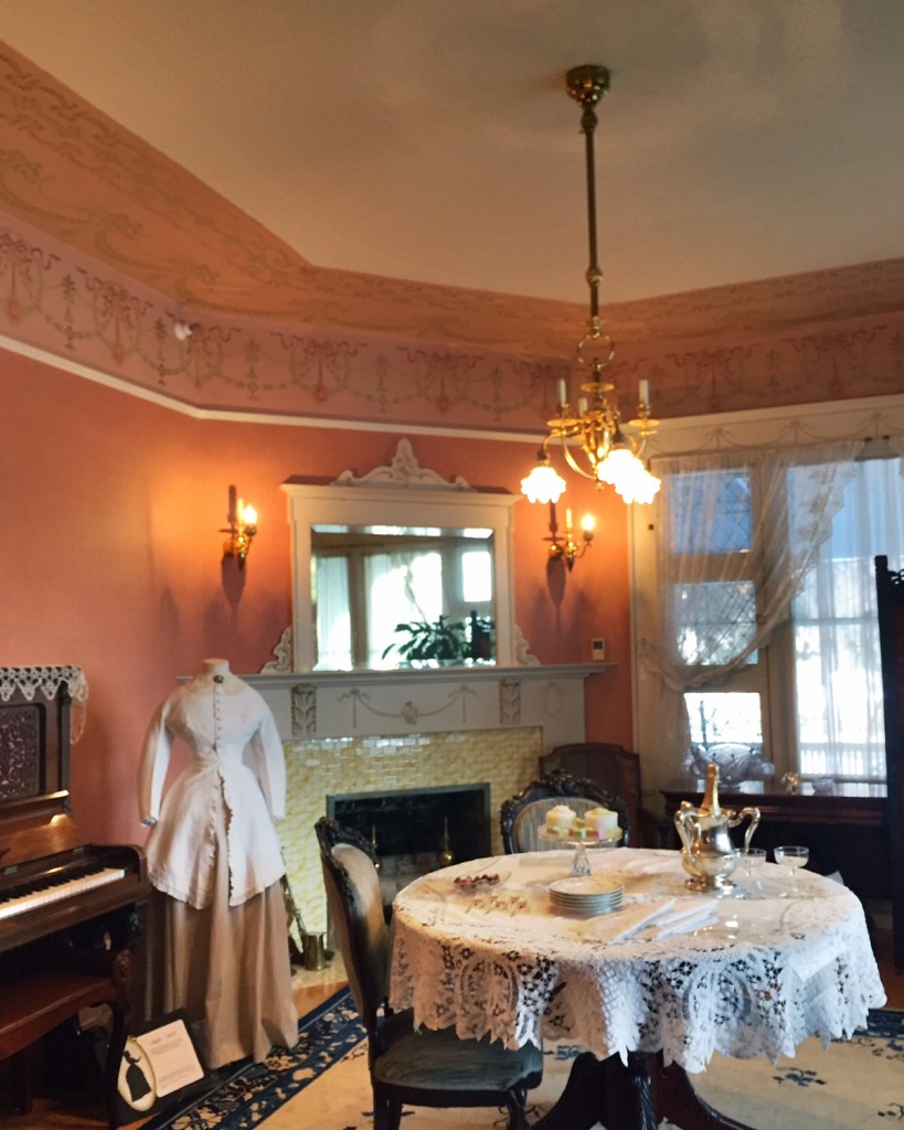 The ladies sitting room in the Conrad Mansion. 