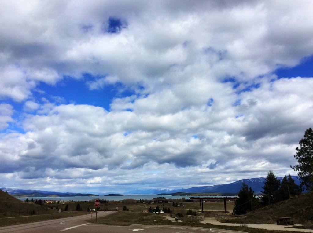 The final stop: Polson and the view of Flathead Lake. 