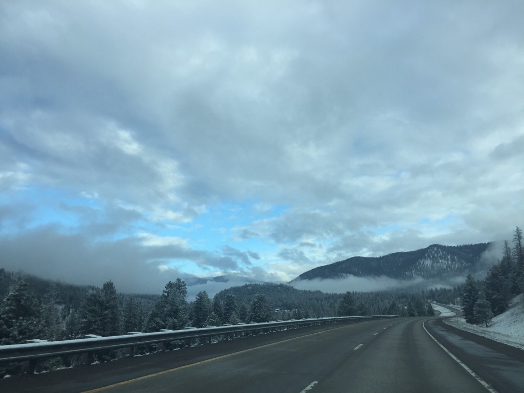 In Montana, even the interstates are pretty. 