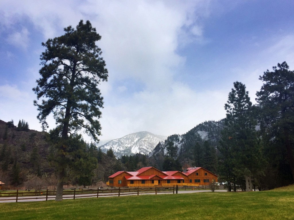 The newest addition to Quinn's Hot Springs Resort: the Paradise Hall Event Center. PS: its meeting space has gorgeous views. 