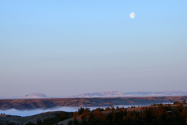 A view of Black Butte and Judith Mountain. Photo courtesy, Katie Theule/USFWS