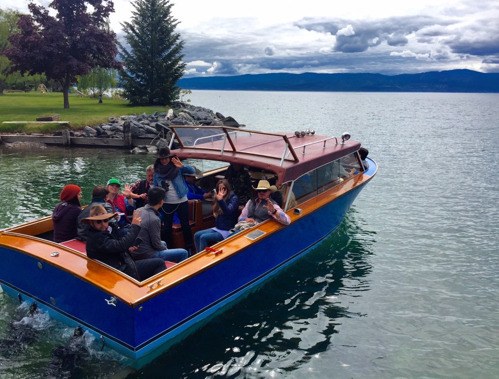 One of the (many) cool things about Flathead Lake Lodge: it has waterfront access to the largest freshwater lake in the West. 