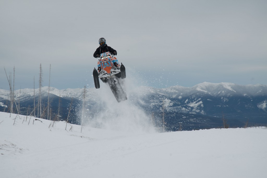 Keith Curtis catching air near Seeley Lake. Photo: WME