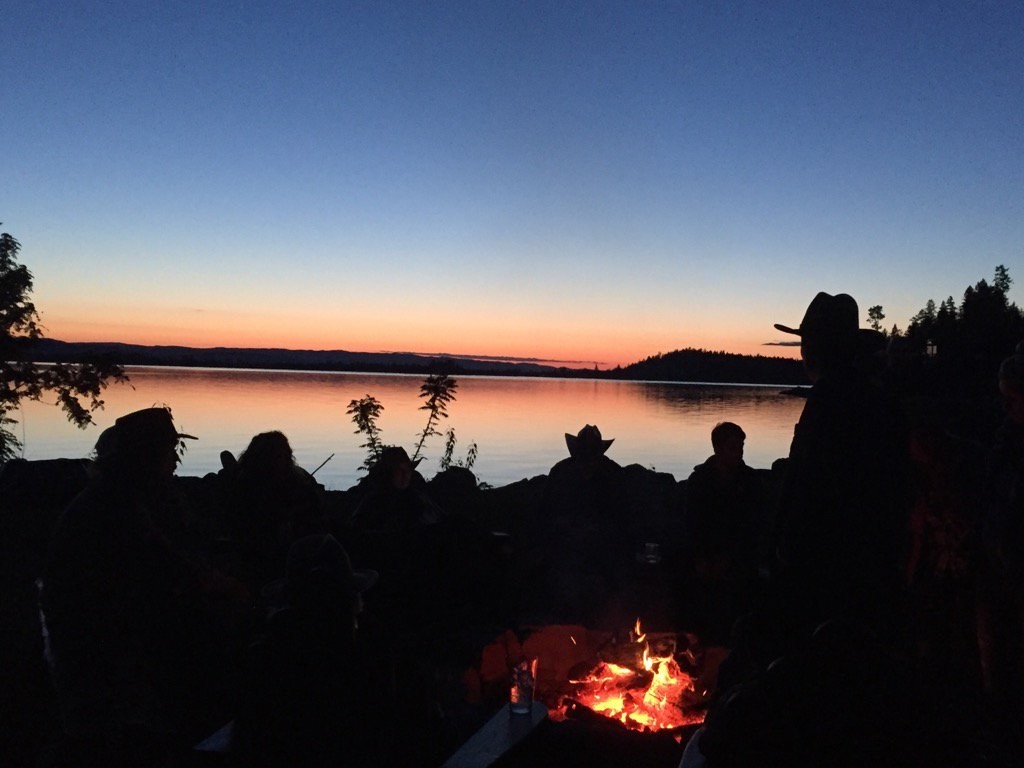 I think this is what they call a perfect Montana summer night. 