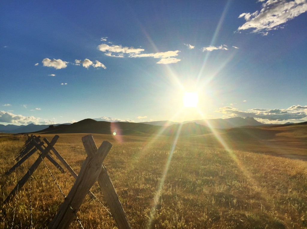 One of the most stunning places to see is where the mountains and plains meet. 