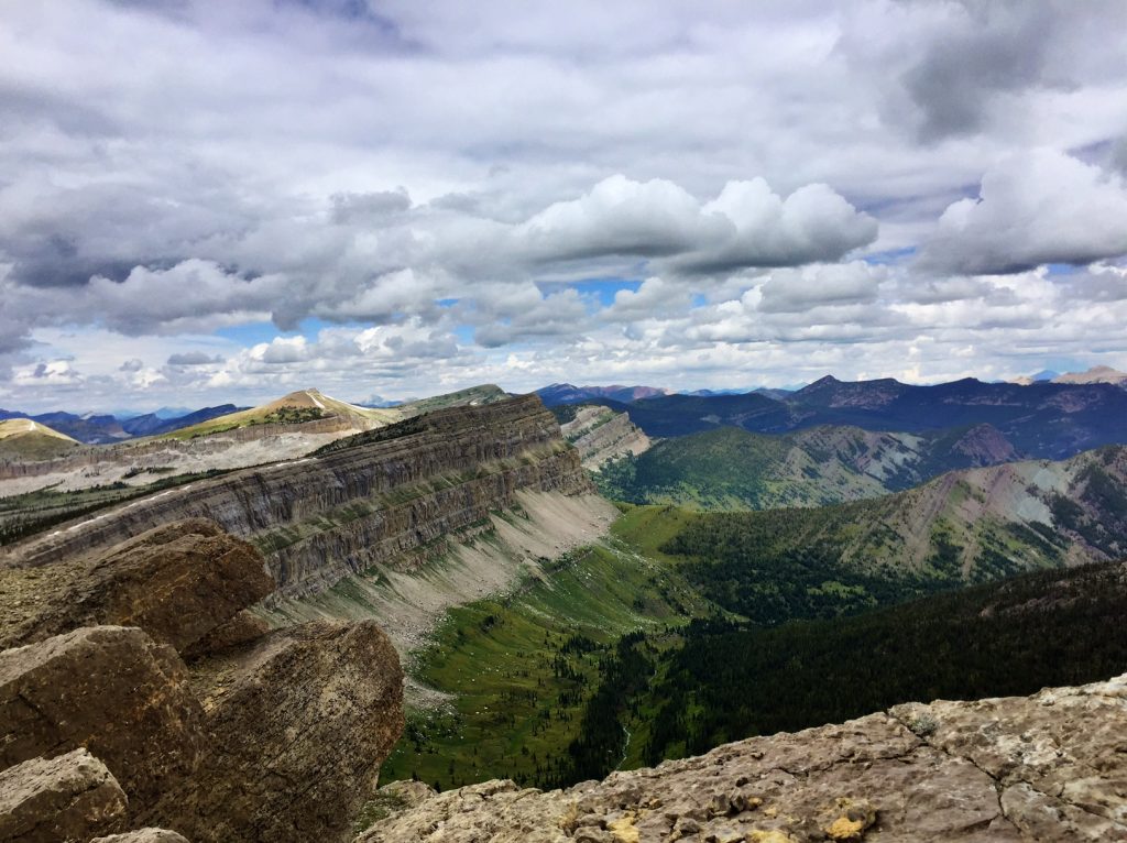 The mountain ranges seem to go on forever.