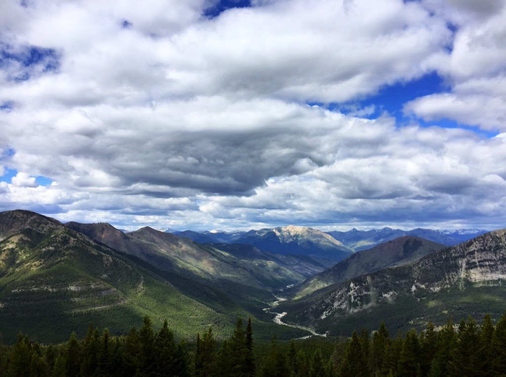 White River from Haystack Mountain (the Chinese Wall). 