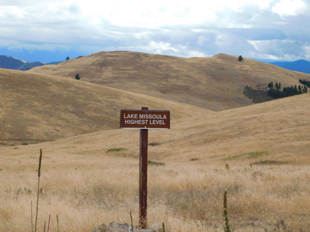 Driving through history and the highest water mark of Lake Missoula, a massive prehistoric lake that covered this area 15,000 years ago. 