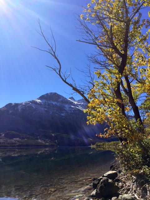 Fall colors + St. Mary Lake = me in love. 