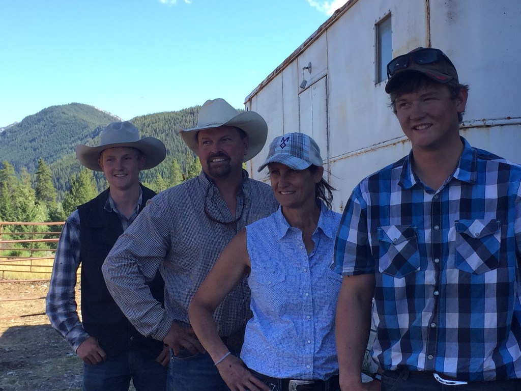 We were met at the trailhead by Bryar and Amy's folks: Mark and Renee. 