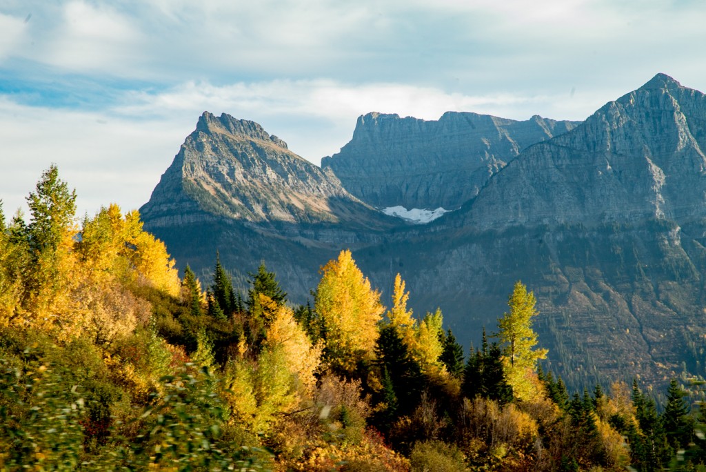 A glimpse at Glacier National Park. 