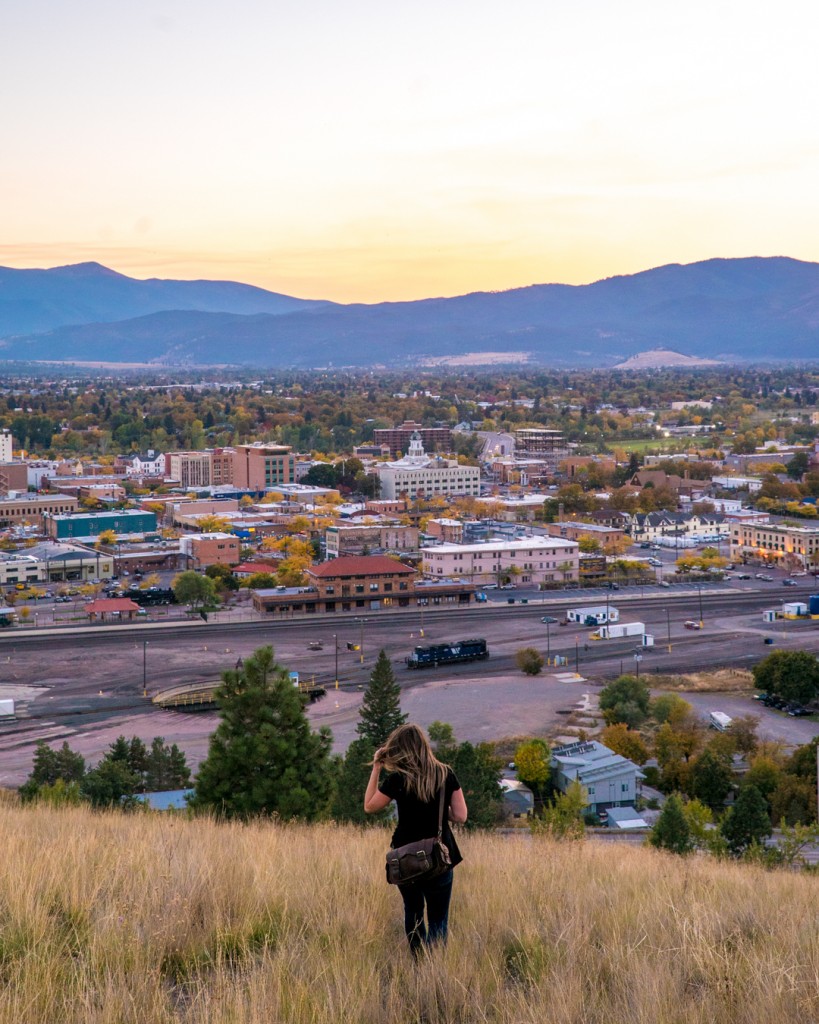 Soaking up Missoula's colors from Waterworks Hill. 