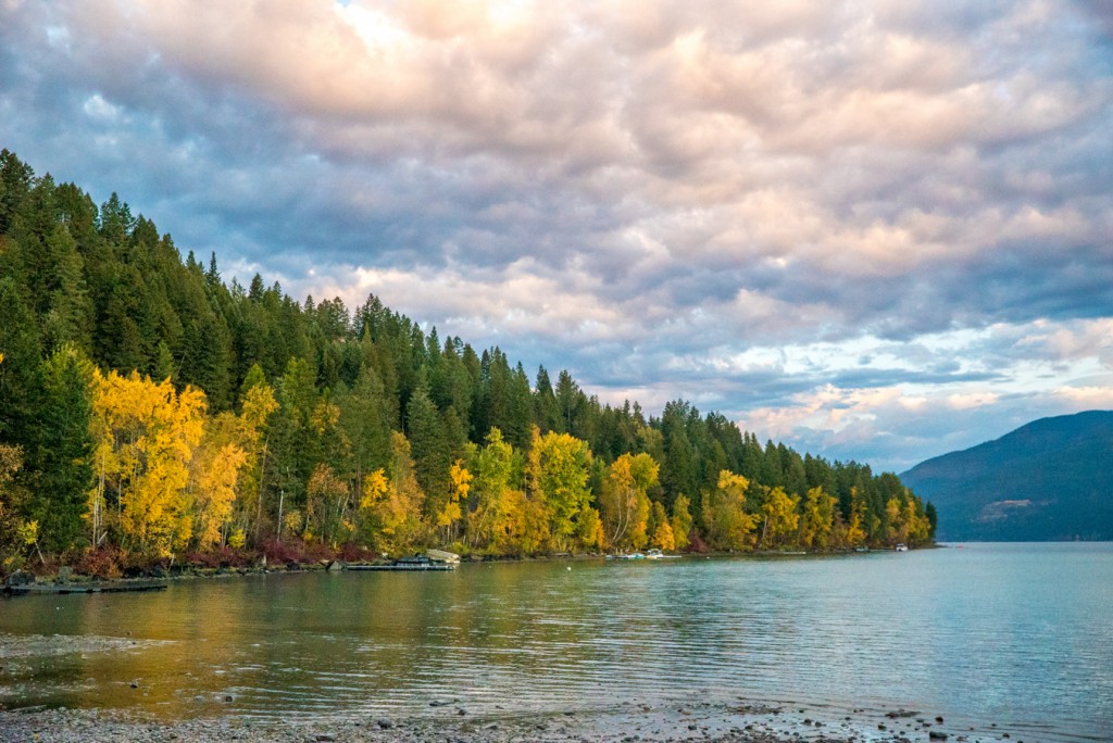 Fall at Whitefish Lake. 