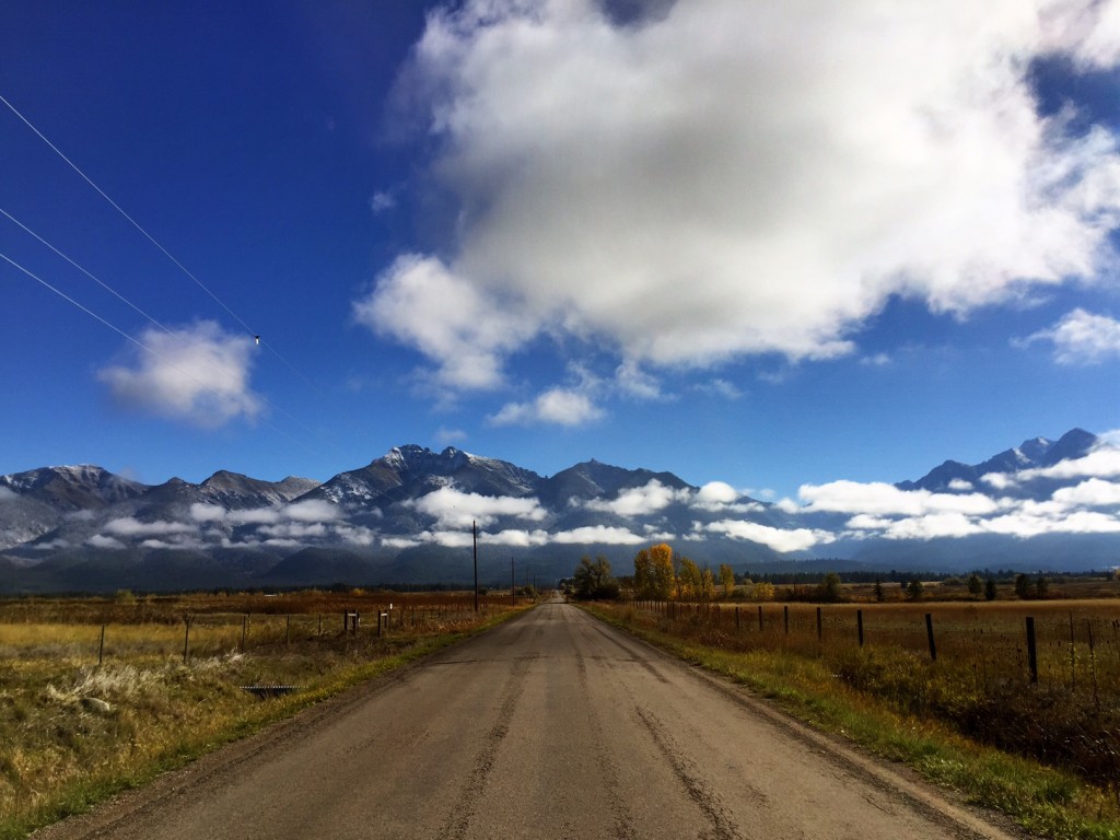 There's something about a dirt road and Montana. 
