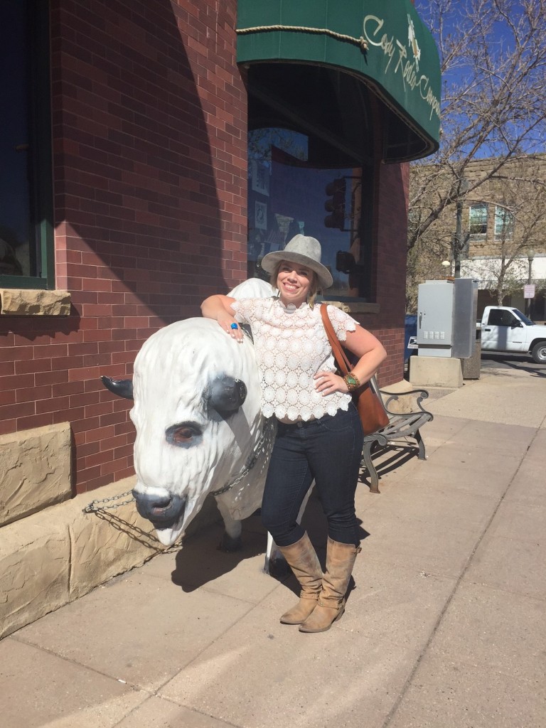 My traveling partner and I fell in love with downtown Cody, Wyoming. 