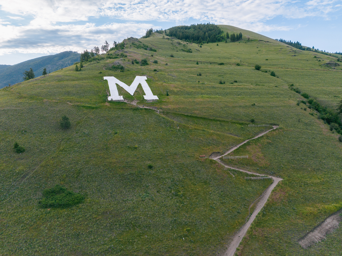 Hike the “M” in Missoula, Montana