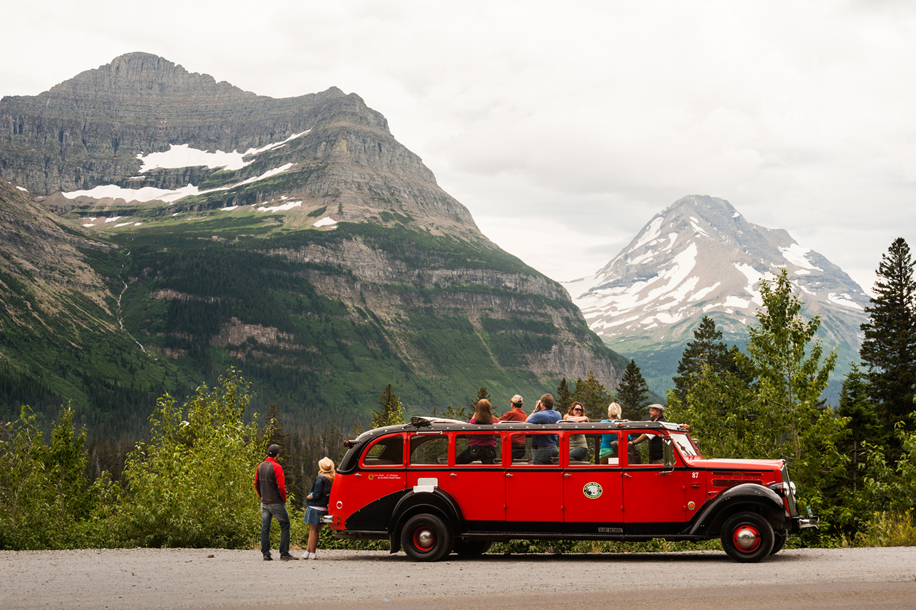 Explore Glacier’s Going-to-the-Sun Road on a Red Bus Tour